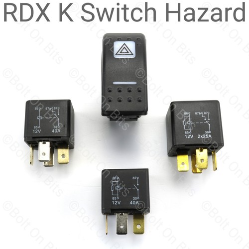 Rdx hazard led switch - led, off/on