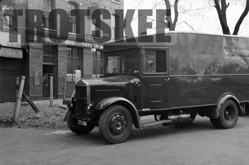 Larger negative lorry truck - negative,