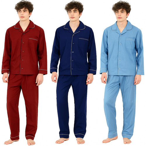 Mens piece pyjama set long - 2,