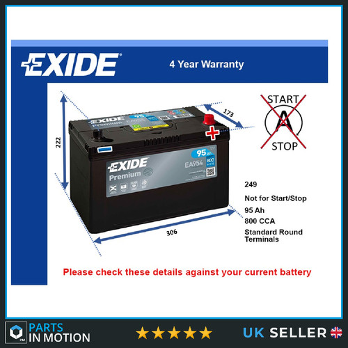 Battery fits mitsubishi - battery,