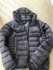 KWD Puffer Hooded Jacket Small Black