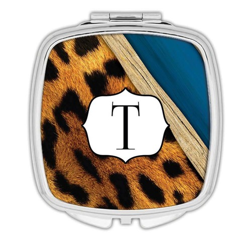 Gift compact mirror leopard - gift, :