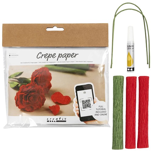 Crepe roses craft - crepe, |