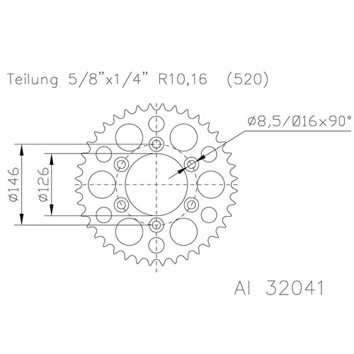 Esjot rear sprocket - esjot,