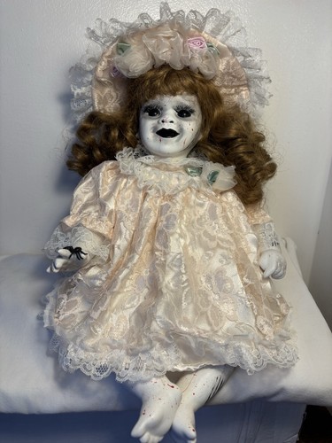 Porcelain horror doll - porcelain,