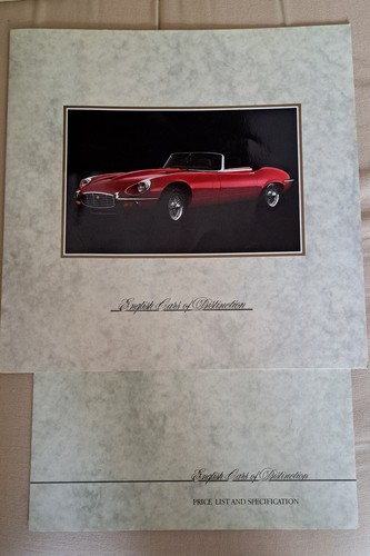 Jaguar type brochure by - e-type,
