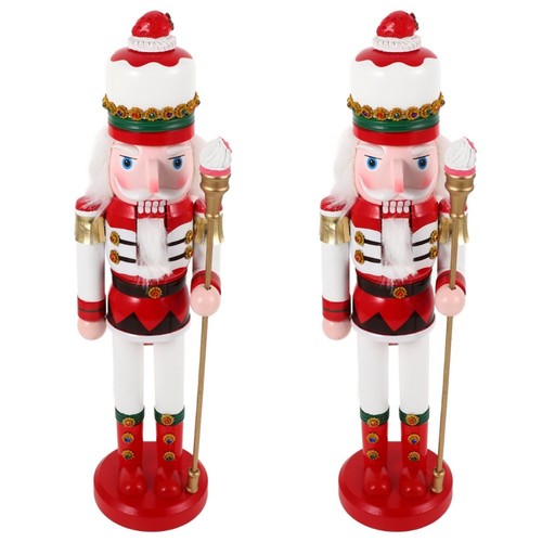 Colorful wooden nutcracker - colorful,