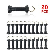 20Pcs Heavy Duty Electric Fence Fencing Spring Heavy Duty Hook Gate Handle UK