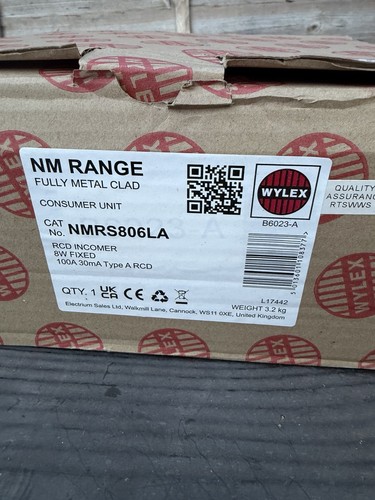 Wylex nmrs806la 100a - 100a, 30ma