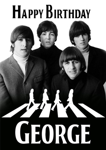 Personalised beatles birthday - personalised,