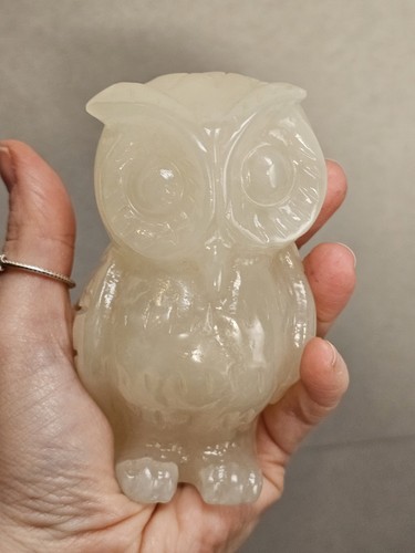 Large banded calcite owl - large,