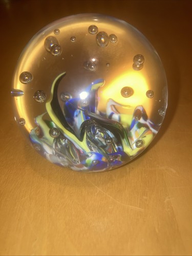 Selkirk glass paperweight - selkirk,
