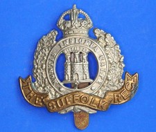 WW1 / WW2 Suffolk Regiment Cap