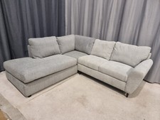 Gey Fabric Corner Sofa DELIVERY AVAILABLE IN KENT