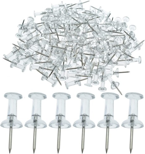 Push pins clear transparent - pins,