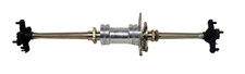 Rax11 complete rear axle hubs - axle,