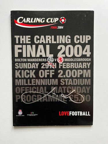 Signed middlesbrough carling - signed,