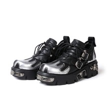 Men Carved Lace Up Punk