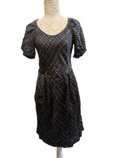 Whistles Puff Sleeve Plaid