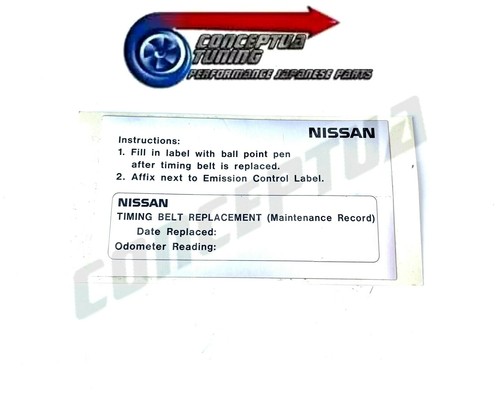 Gen nissan timing belt - timing,