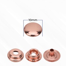 Brass Buttons 10mm Press Studs