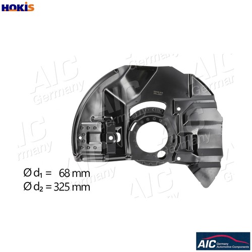 Splash guard brake - guard, disc