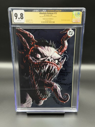 Absolute batman cgc 9 8 - batman, 9.8