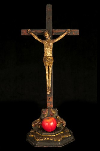 Antique crucifix christ on - crucifix,,