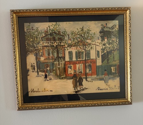 Framed matted maurice - &,