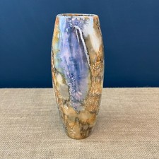 ANTIQUE ARABIA FINLAND POTTERY ART DECO MARBLE EFFECT LUSTRE VASE C. 1920