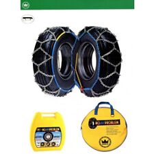 *KONIG T2 NO PROBLEM 16mm SUV 4x4 Snow Chains* *AS*NEW* *Premium Quality & Spec*