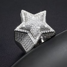 2 Ct Real Moissanite Men's