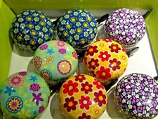 Floral Large Bicycle Ding Dong