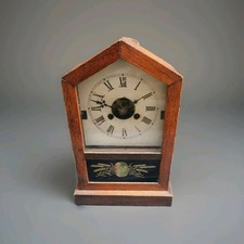 JEROME AND CO CLOCK, ROCKET TIME PIECE, HAS KEY AND PENDULUM, REPAIR OR PARTS