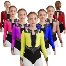 Girls Rhinestones Gymnastics