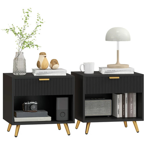 Elegant bedside table set - elegant, of