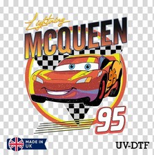 Lightning McQueen Car UV DTF