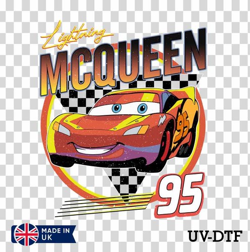 Lightning mcqueen car dtf - mcqueen, uv