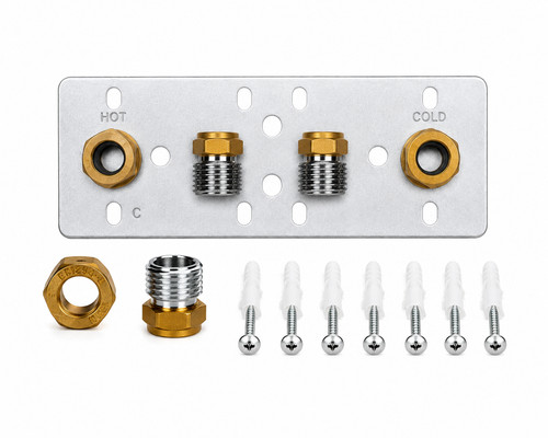 Pack shower mounting plate - 5,
