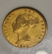 1864 1/2 Sovereign VF30