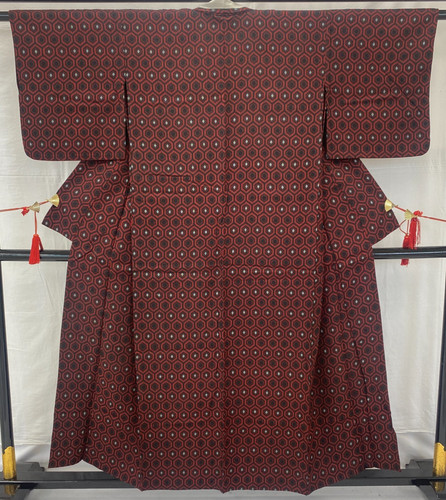 Japanese vintage kimono silk - vintage,