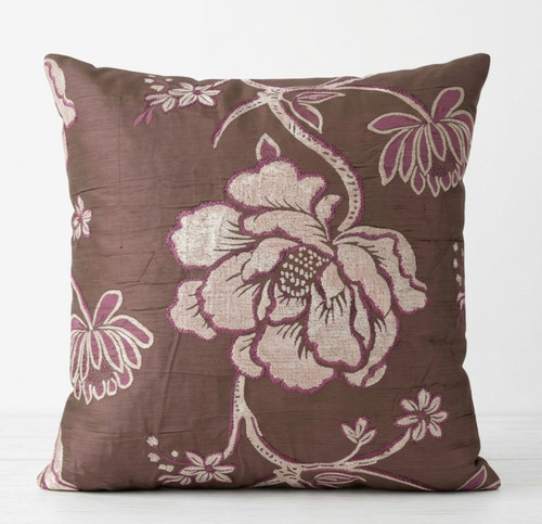 Plum cushion cover - plum,