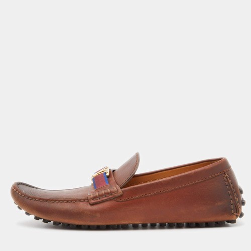 Louis vuitton brown leather - brown,