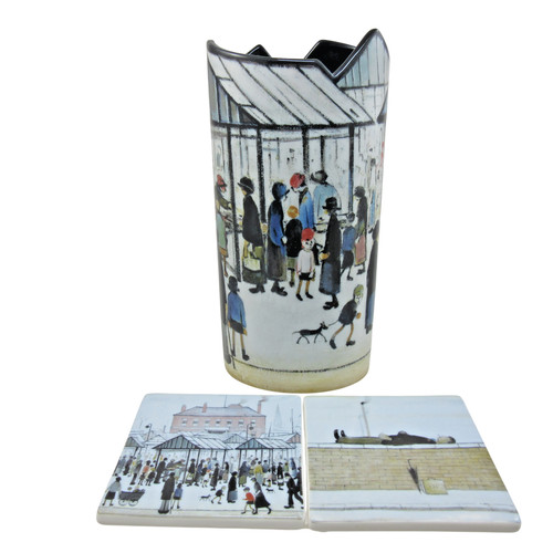 Vase lowry silhouette art - vase, d'art