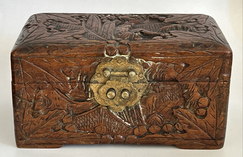 Antique camphor wood small - wood,