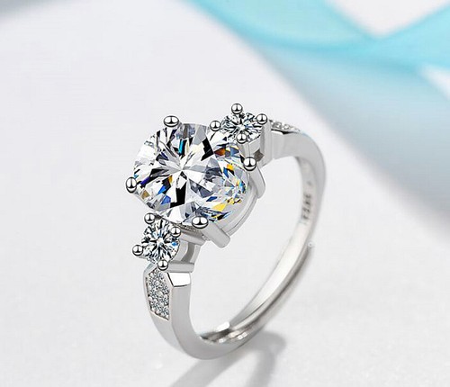Zircon oval adjustable - zircon,