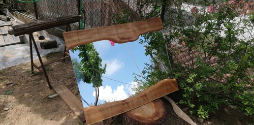 Beech wood mirror customizable - beech,