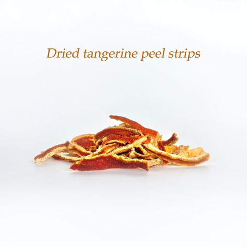 Dried tangerine peel strips - peel, /