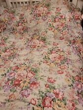 Vintage Chintz Peony Floral Blanket Feathered Eiderdown*Free UK Mainland Postage