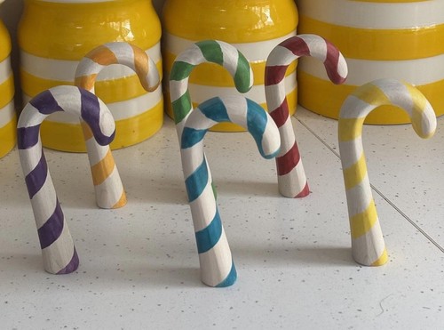 Nom wooden candy cane - wooden, bundle